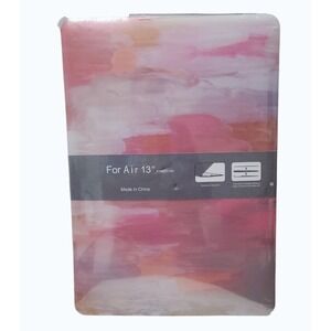 MacBook Air 13" Hard Shell Case Pink Watercolor A1369 A1466